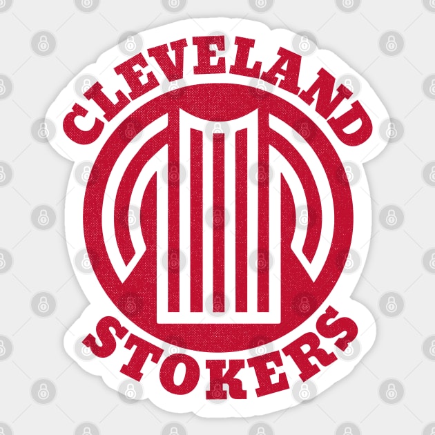 Retro Cleveland Stokers Soccer 1967 Sticker by LocalZonly